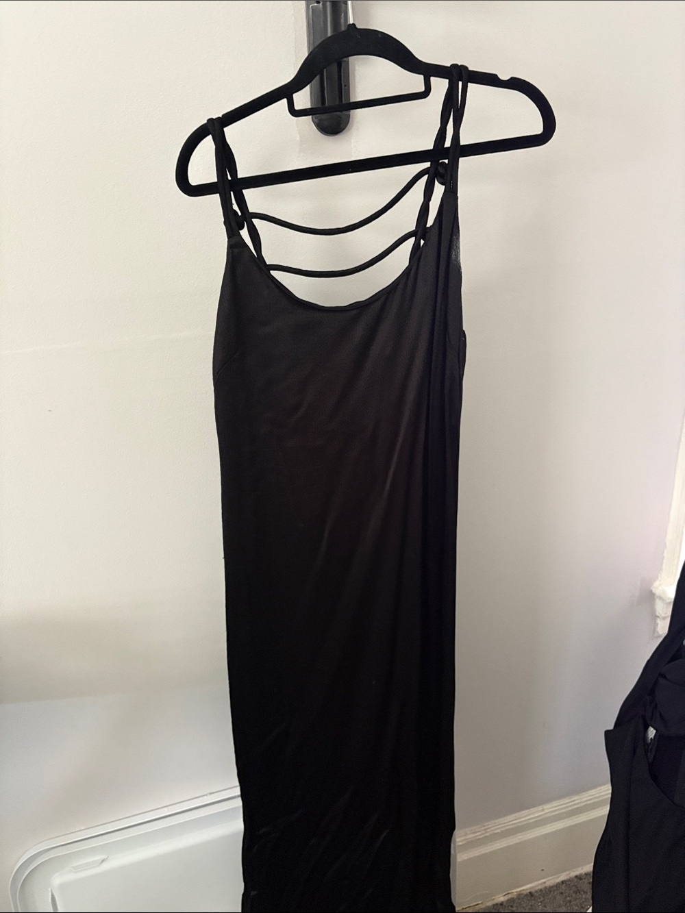 Alexis Black Strapless Maxi Dress with Ladder Back